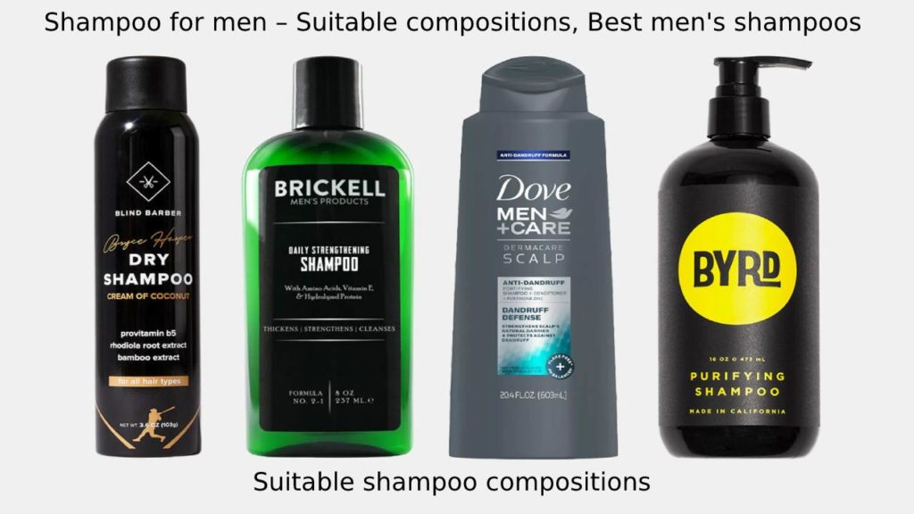 Shampoo for men – Suitable compositions, Best men's shampoos