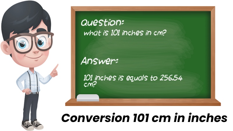 Conversion 101 cm in inches