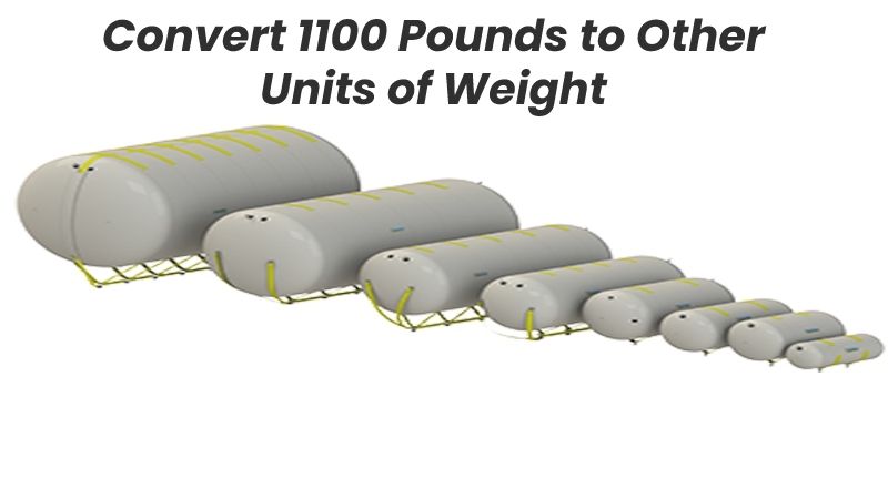 1100 lbs to kg 