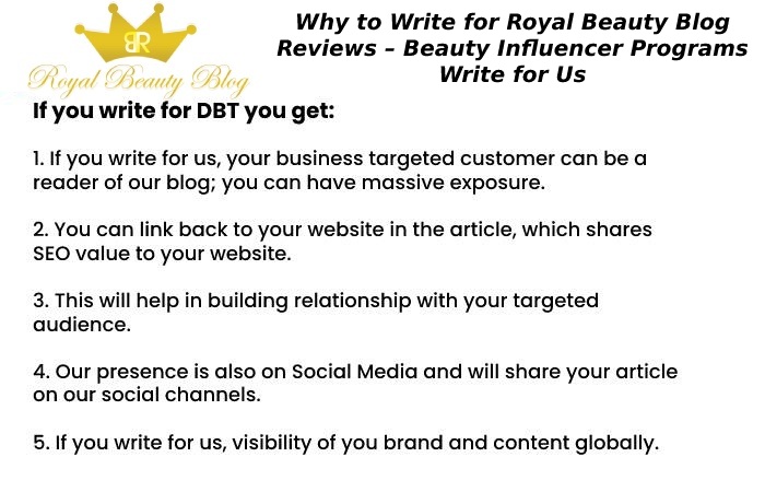 Why to Write for Royal Beauty Blog Reviews