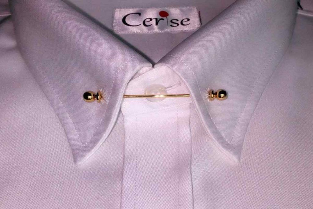 Elegance Redefined_ The Pin Collar Dress Shirt Unveiled_